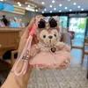 Celebração Cibernética Xale Chanel Urso de Pelúcia Pingente Boneca Chaveiro Boneca Fofa Pendente de Bolsa Produtos Acabados Atacado