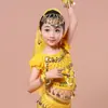 Tops Indianos de Dança para Crianças, Roupas de Performance que Mostram a Barriga, Atacado de Fabricantes de Roupas de Treino e Prática de Dança do Ventre para Crianças