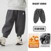 Pantalones Deportivos de Felpa para Niños Otoño e Invierno 2026 Nuevo Estilo Pantalones de Chándal de Felpa Pantalones de Invierno para Niños