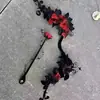 Palo retorcido de Halloween Espina de rosa gótica Paquete de materiales DIY Varita mágica brillante creativa