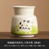 Taza de té con tapa de panda pintada a mano para jugar, tetera de mar, piezas de repuesto para ceremonia del té, juego de té de kung fu de cerámica para el hogar, individual