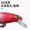 Cebo para Pescar Cuchillo de Fósforo Plateado Mino Sumergible Mino de Hundimiento Lento Artefacto de Pesca Mino para Agua Dulce Matanza de Pez Mandarín de Cola Roja Señuelo Artificial