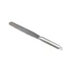 Espátula para pastel de acero inoxidable espátula de acero inoxidable para hornear cuchillo recto para besos de pastel de 10 pulgadas 8 pulgadas 6 pulgadas 4 pulgadas espátula para crema