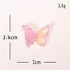 Adornos Pequeños de Resina Mariposa Degradado UV, Materiales para Funda de Teléfono con Pegamento Crema, Accesorios Decorativos Hechos a Mano de Ensueño