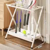 Estante de Almacenamiento para Raquetas de Bádminton, Estante de Piso Multifuncional para Almacenamiento y Organización, Estante para Colgar Paraguas, Estante de Exhibición para Equipo de Fitness