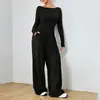 Conjunto de Dos Piezas de Ropa de Casa Relajada para Mujer de Venta Caliente Transfronteriza 2026, Estilo Suave y Acogedor, Diseño de Moda Irregular