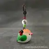 Pío Gordo de Colores Tallado Puro a Mano en Madera Maciza Estilo Lindo Artesanía Creativa de Pájaros para el Hogar Adornos Pequeños para la Oficina