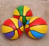 Mini Baloncesto Inflable de PVC Macaron Haha Ball para Niños Pelota de Raqueta de Interior para Niños Pelota Saltarina para Jardín de Niños