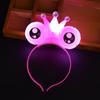 Palo de Animación Estrella de Cinco Puntas, Barra Luminosa, Accesorios para Conciertos, Tocado Brillante para Actuación Infantil, Diadema Orejas de Conejo, Diseño Fluorescente