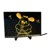 Pizarra de dibujo Halloween DIY borrable transfronteriza, Juguete de manualidad luminoso Navidad tablero de escritura, Juego de adornos de pizarra grande