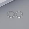 Bajo el árbol de banyan Plata de ley S999 aretes de plata rota para mujer nicho aretes de alta calidad 2022 nuevos aretes de verano moda