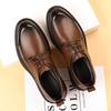 Zapatos de Cuero para Hombre Hombres de Negocios Otoño 2025 Retro Británico Modernos Zapatos Formales de Cuero para Hombre Zapatos para Viajar a la Oficina Dropshipping