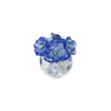 Zibo Glaze Atacado Buquês de Flores Artificiais de Vidro Feitos à Mão, Flores Preservadas, Decorações de Mesa, Pequenos Artesanatos de Flores, Lembrancinhas