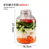 Selección Transfronteriza de Botellas de Almacenamiento con Hebilla de Acero Inoxidable de Alta Calidad Cajas de Almacenamiento para Cocina Botellas de Miel y Limón Frascos Sellados Botellas de Vidrio
