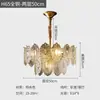 Lámpara de araña de cristal para sala de estar de estilo francés de lujo ligero, lámparas modernas y sencillas de estilo nórdico de alta gama, lámpara de araña de estilo americano para hotel y restaurante