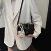 Bolso de Moda Estilo Coreano Bolso Tote Pequeño para Mujer 2026 Nuevo Modelo Bolso Acolchado con Cadena Bolso Cuadrado Pequeño de Hombro Cruzado