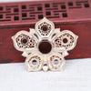 Yiwu hilo dorado conservador del color cobre chapado en oro DIY incrustado pieza de flor horquilla pasador corona de fénix accesorios hechos a mano B2841