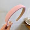 Diadema marrón con calavera en la parte superior para otoño e invierno, diadema retro francesa para mujer, pinza para el pelo antideslizante para lavarse la cara, nuevo tocado para coleta de celebridad de Internet