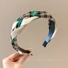 Diadema Melard pequeña estilo Chanel de copa alta para mujer, diadema elegante retro para uso diario que hace que la cara se vea más pequeña, accesorio para el cabello