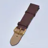 Correa plana correa hebilla de pasador para hombre y mujer patrón plano correa de cuero PU 10-22 mm pulsera con accesorios para reloj