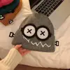 Bonito y Original Gorro de Lana Tejido para Mujer, Otoño e Invierno, Hace que la Cara Parezca Más Pequeña, Nuevo Gorro Cálido de Dibujos Animados 2026 para Estudiantes y Parejas