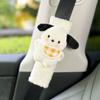 Funda de hombro para cinturón de seguridad de coche, decoración de dibujos animados, bonita funda protectora para cinturón de seguridad, accesorios interiores prácticos