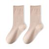 Calcetines blancos de mujer, calcetines de tubo de verano, calcetines sueltos de boca lunar, marea de verano, primavera y otoño, medias finas negras al por mayor