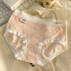 5A ropa interior de algodón para bebé algodón para mujer entrepierna antibacteriana sin costuras japonesa de talle medio calzoncillos cómodos transpirables para estudiante