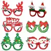 Gafas de decoración navideña traje festivo adulto niños regalo de Navidad suministros para fiestas accesorios para fotos