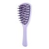 Nova Escova Massageadora de Shampoo Folha de Ginkgo de Cabo Longo Silicone Dente Grosso com Cabo Pente para Shampoo Cabo Longo Shampoo