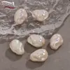 Perla de Agua Salada Imitación de Alta Gama tipo Diosa con Agujero Perla de Imitación de Forma Especial 14*19mm Accesorios para Collares Pulseras de Cuentas DIY