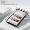 Caixa de Manicure Transparente de Alta Qualidade, Caixa de Armazenamento de Unhas, Caixa de Embalagem, Caixa de Unha Usável, Caixa de Exibição de Unha Usável Feita à Mão Atacado