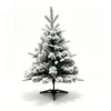 Mini Árbol de Navidad de 30 cm, Árbol de Nieve Mixto PVC+PE, Decoración para Ventana, Escritorio de Oficina, Árbol Pequeño