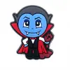 Flor de zapato de PVC para Halloween de Anime Hebilla de zapato Joyería charm para croc Hebilla decorativa para zapatos de jardín Agujero de novedad Pegamento suave