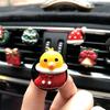 Creativo clip aromaterapia para salida de aire de coche árbol de Navidad transfronterizo decoración salida de aire coche clip para perfume eliminación de olores