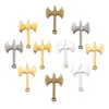Acessórios de Joias de Liga Retro DIY Pingente de Machado de Arma Pulseira Chaveiro Pingente Decorativo M32