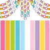 Decoraciones de Cuerda de Papel de Colores de Venta Caliente Transfronterizas para Habitación y Techo, Fiesta de Graduación, Atmósfera de Escena de Cumpleaños, Guirnaldas de Papel, Decoraciones de Cinta