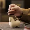 2025 Nueva Elegante Boutique Horno Ru Tiene Dinero Zodiaco Caballo Mascota de Té Cerámica Adornos Decoración Sala de Estar Hogar