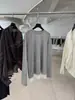 DestacadoYuran 26 Nueva Colección de Principios de Otoño: Camiseta de Tencel, lino y algodón con ribete de encaje de pestañas, lavada con enzimas, talla grande, manga larga