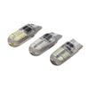 Carro Flash LED pequena luz T10 3014 24SMD largura luz T10 W5W cristal silicone luz placa luz