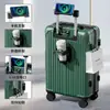 Venta Directa de Fábrica Maleta de Viaje con Ruedas tipo Carrito Estilo Coreano con Ruedas Universales Silenciosas, Portavasos, Maleta de Mano de 20 pulgadas, Ligera