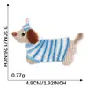 Dibujo Animado Autoadhesivo Mini Lindo Perrito DIY Accesorios de Ropa Decoración Funda de Teléfono Taza de Agua Parche Parche de Tela Bordado