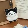 Llavero Colgante Popular de Gato de Peluche con Expresión Muñeca Linda Colgante para Bolso de Muñeca Regalo Regalo de Moda