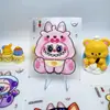 Funda para teléfono Caperucita Roja DIY Original Labubu Pegatina Decorativa para Computadora Pegatina en Relieve para iPad
