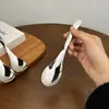 Cuchara de Sopa de Acero Inoxidable 304, Profundizada y Engrosada, Cuchara de Comedor para el Hogar, Cuchara de Cabeza Redonda, Vajilla, Juego de Cucharas Earl