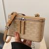 Bolso de Trabajo Simple de Alta Gama Estilo Coreano para Mujer 2025 Nueva Moda Bolso Cuadrado Pequeño Cruzado Bolso Caja Retro