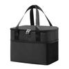 Nova lancheira quadrada portátil quente para exterior transfronteiriça, bolsa de isolamento térmico para almoço em folha de alumínio espessa, bolsa para lancheira, atacado