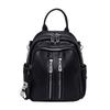 Mochila de estilo coreano para mujer, moderna, de verano 2022, de color sólido, informal, suave, de PU, sencilla y pequeña.