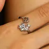 Hocker Zodiac Lindo Más Vendido Europeo y Americano Anillo de Spaniel Diseño de Nicho Femenino Anillo de Dedo de Cachorro Joyería Más Vendida en AliExpress