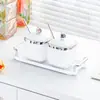 Tarros de Condimentos de Cocina de Lujo Ligero, Tarros de Sal de Cerámica, Juego de Botellas de Condimentos de Gama Alta, Sal para el Hogar, Caja de Condimentos de Gama Alta